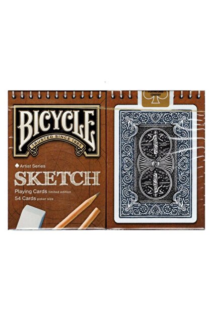 OyuncaklarÜlkesi Bicycle Sketch (Artist Series) Glided Oyun Kağıdı