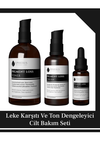 Leke Karşıtı ve Ton Dengeleyici Cilt Bakım Seti - Pigment Loss Serisi
