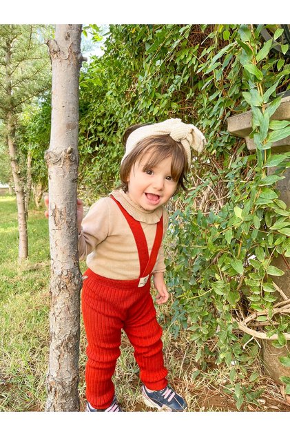 Cross Strap Adjustable Baby Kids Tights Salopet Black 0-2 Years