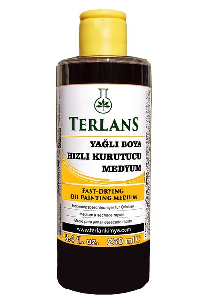 Yağlı Boya Hızlı Kurutucu Medyum 250 ml Flip Top Kapaklı Fast-drying Oil Painting Medium