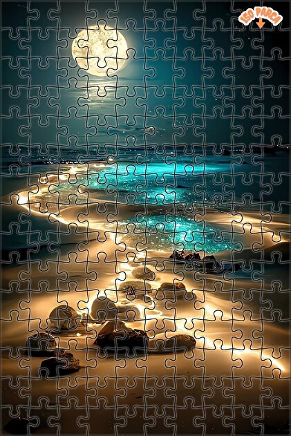 Sinai 30ml 3本セット Teona Ahşap 3 Boyutlu Tropikal Doğa Manzara Temalı Çift Katlı