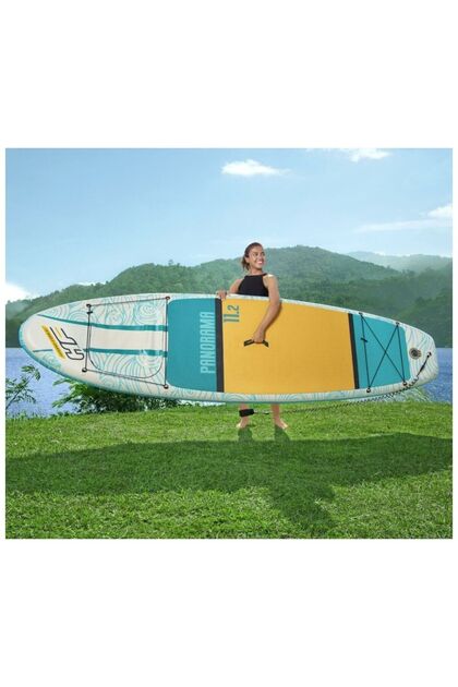 HydroForce社 SUP Board 並行輸入 OUTLET① Bestway Paddle Board Hydro-Force Kürek+Pompa+Çanta - 340 x 89 Cm