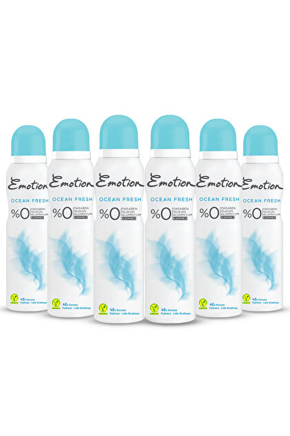 Emotion Ocean Fresh Kadın Deodorant 6x150ml - 1