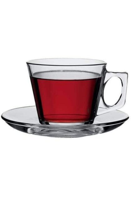 طقم أكواب باساباهتشي 195 مل 97302 Fma06013، 97302/FLX، 6 قطع، سهل التنظيف، فاخر، ألوان متنوعة