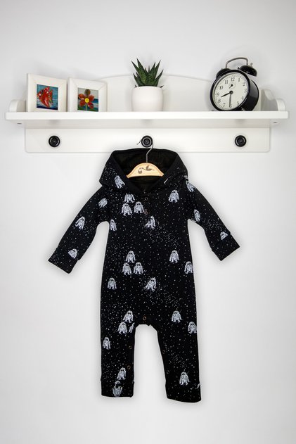 Hooded Jumpsuit Without Booties