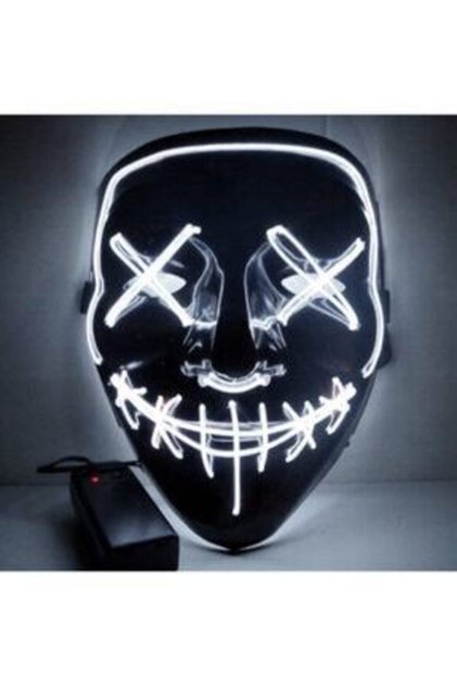 Sevfe Led Işıklı Yanıp Sönen Renkli Maske