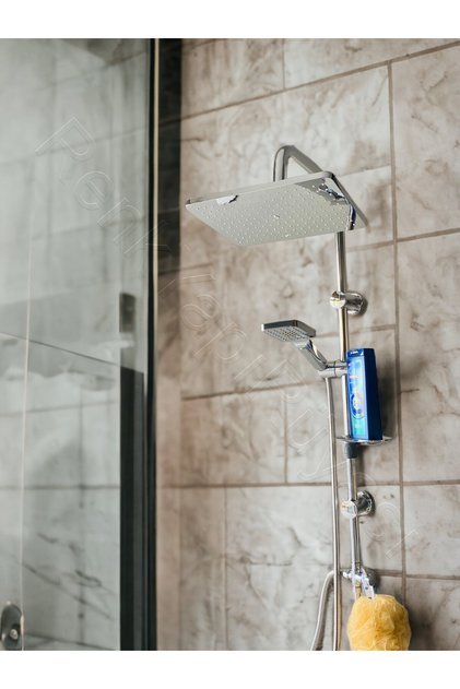 Chrome Square Luxury Quality Robot New Generation Robot Sprinkler Head Shower Head