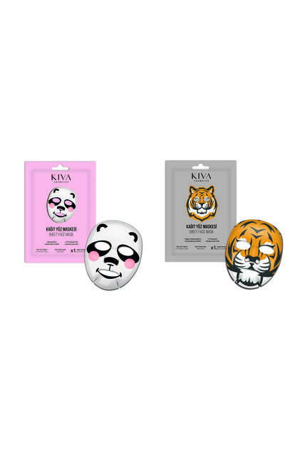 Animal Pattern Face Care Mask (2 Pcs)