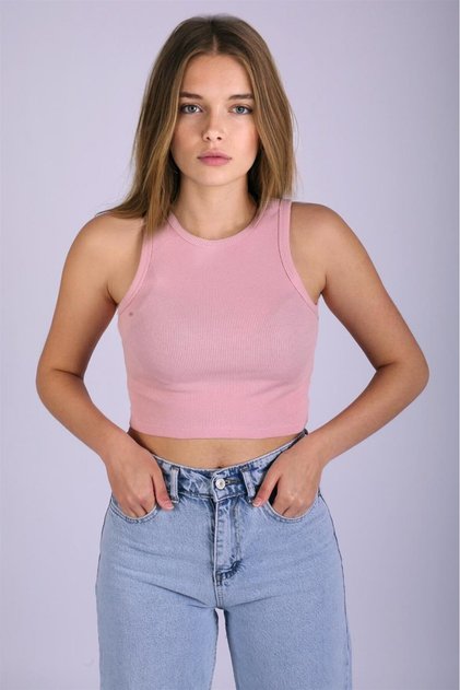 Mad Girls Powder Crop Top Mg1113