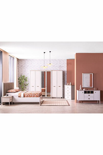 Weltew Home Muğla Bazalı Karyolalı Yatak Odası Takımı - Fiyatı