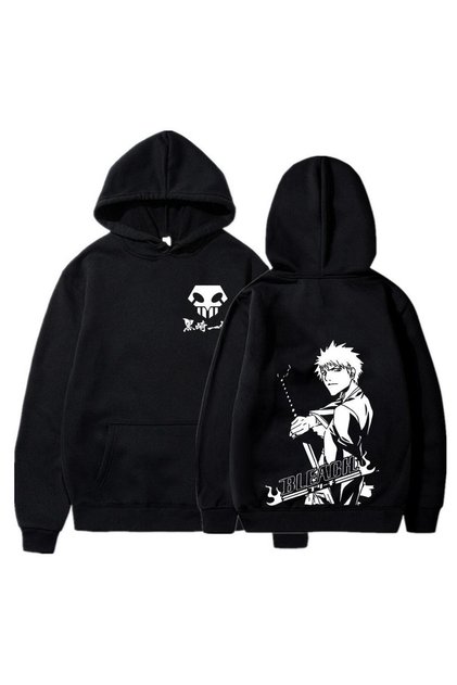 Bleach Anime Unisex Hoodie 13990 Black