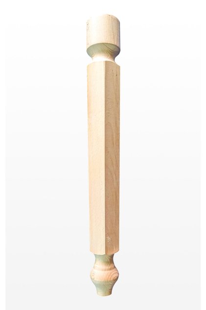Sandalye Sehpa Puf Için Ahşap Ayak / Uzunluk: 42 Cm Çap: 5.5 Cm
