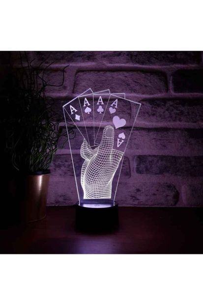 BY-LAMP Poker Lamba Tasarımı (7 Farklı Işık Rengi) - 1