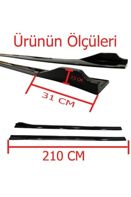 Marşpiyel Lipi Bıçak Flaplı Abs Plastik Kırmızı Renk Kenarlı 4 Parça 210 Cm
