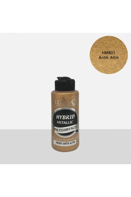Hm801 Antik Altın - Hybrid Metalik Multisurfaces 120ml