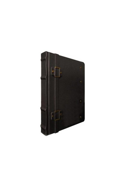 Siyah Firenze Deri 160 Yaprak Çizgisiz Ciltli Defter 17 X 24 cm 2396