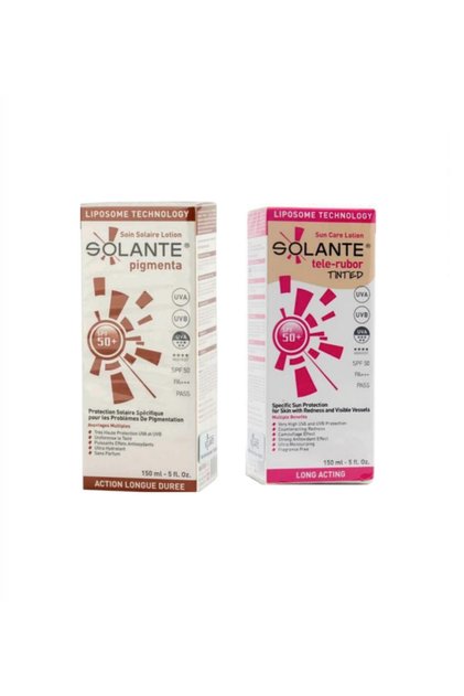 Kızarıklık Önleyici Spf 50+ Renkli Güneş Losyonu 150 Ml+leke Karşıtı Pigmenta Spf 50+ Losyon 150 Ml