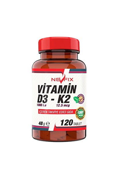 NCS Nevfix Vitamin D3-k2 120 Tablet - 1