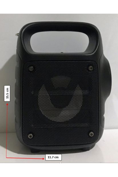 POLYGOLD Bluetooth Hoparlör Taşınabilir Kablosuz Hoparlör Ses Bombası-el Feneri-usb -sd Kart Mikrofon Girişi - 6