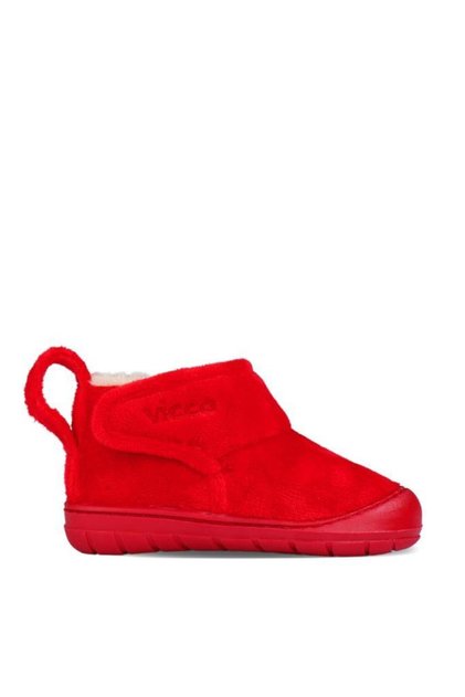 Fluff 959.B23K.404 Unisex Çocuk Bebe Panduf Kırmızı 21-25