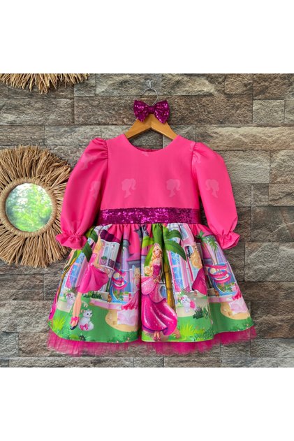 Fuchsia Girl's Dress
