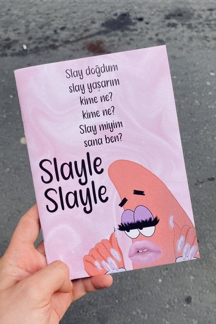 Slay Born I'm Slay Living A5 Notebook Unlined (50 Pages)