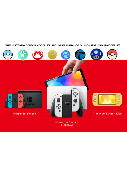 WOTOBE Nintendo Switch/switch Lite/switch Oled 3d Tasarım Analog
