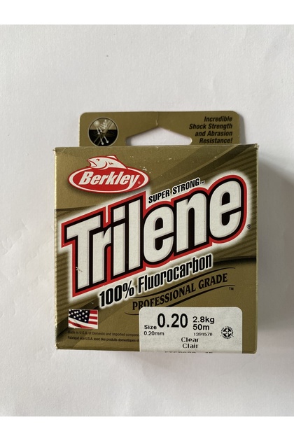 TRİLENE SUPER STRONG 0.20 MM 50 METRE %100 FLUOROCARBON OLTA MİSİNASI
