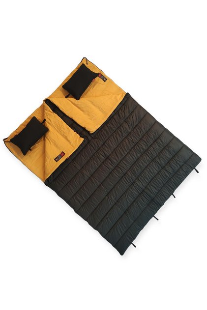 Elika 350 Plus Khaki -15 Degree Combinable Double Pillowed Sleeping Bag