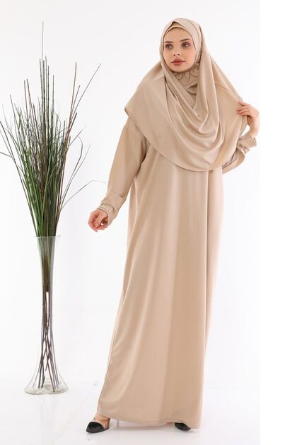 Full-length One-Piece Prayer Dress with Rosary Gift