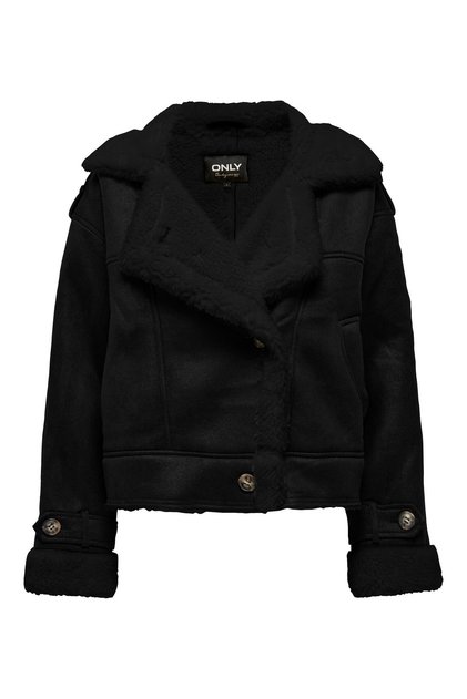 Faux Suede Bonded Fur Jacket 15293012