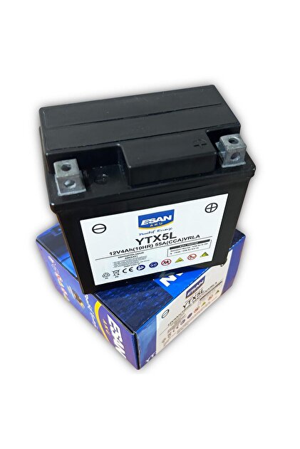ESANAKU Esan (SLA) Ytx5l 12v 4ah Motosiklet Aküsü - Fiyatı, Yorumları