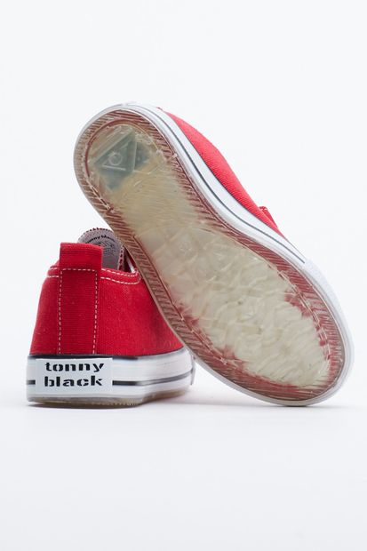 Tonny Black Çocuk Unisex Kırmızı Işıklı Cırtlı Spor Ayakkabı Tb997 - 4
