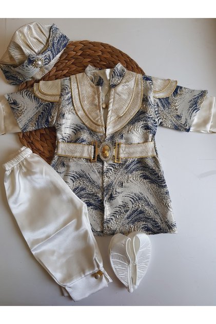 (clearing) 0 6 Months and 1 Year Old Mevlüt and Circumcision Clothing Mevlütlük Circumcision Set