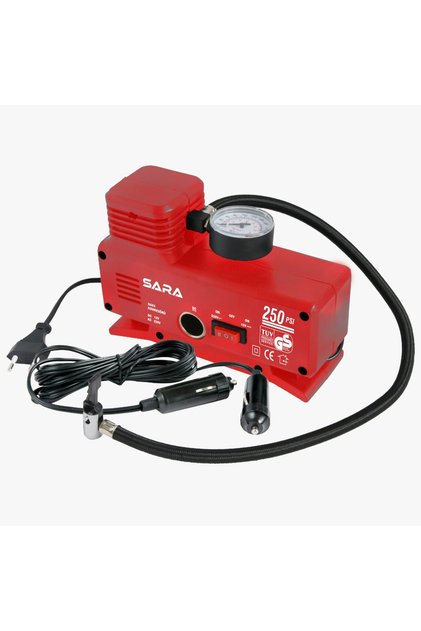 Araç Içi Çakmak Soketi Girişli Hava Kompresörü S633 12 V-220 V