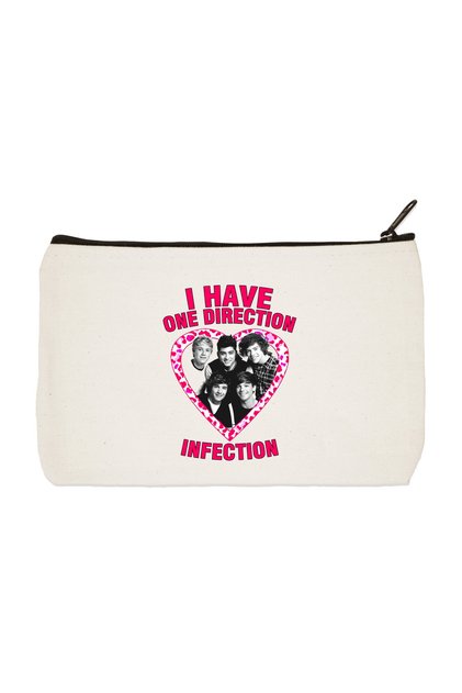 One Direction Printed Cloth Makeup Bag, Pen Holder, Handbag