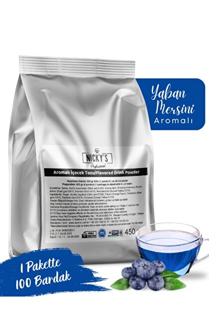 nickys Nicky's Yaban Mersini Aromalı Sıcak Içecek Tozu 450 gr