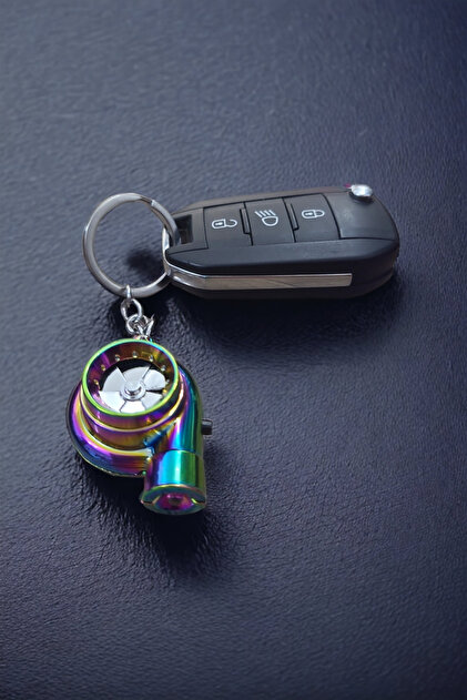 Turbo Anahtarlık Turbo Sesli Pervaneli Işıklı Pilli