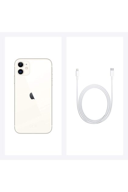 Apple iPhone 11 128 GB Beyaz Cep Telefonu Aksesuarsız Kutu (Apple