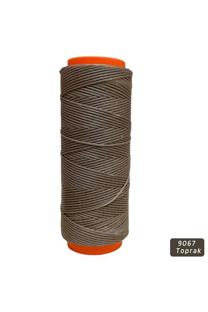 Waxed Thread 0.8 mm-100 mt Waxed Thread Jewelry Leather Hobby Saddler Thread Bag Thread, Soil