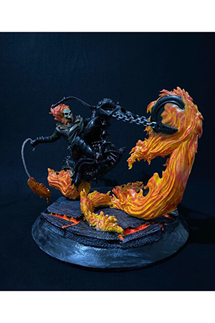TuransoyCraft Marvel Ghost Rider Johnny Blaze Obje Hayalet Sürücü