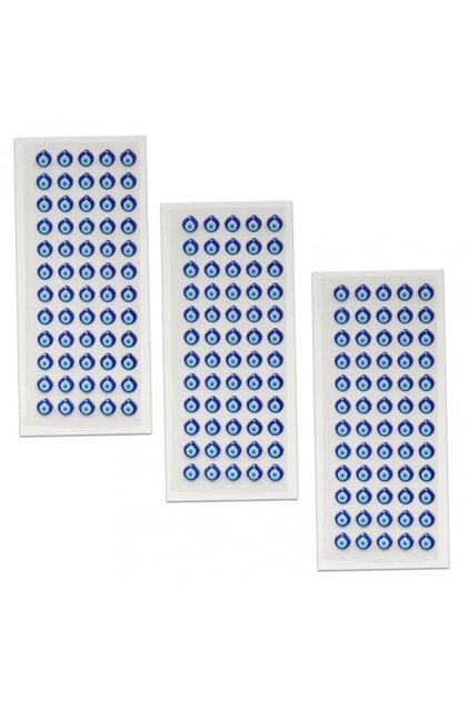 Evil Eye Beaded Sticker Small 180 Pieces, Decal