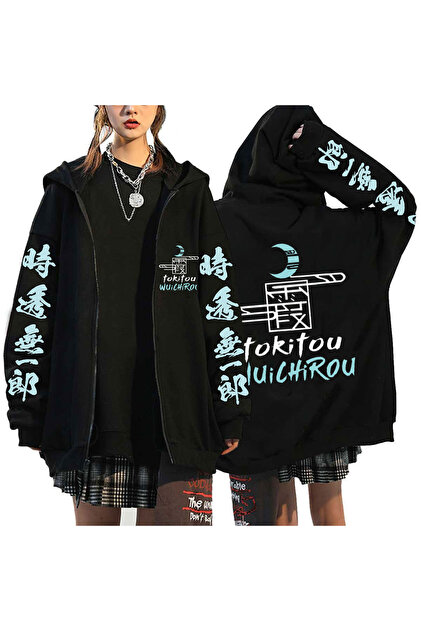 GALASHOP Demon slayer Muichiro Tokito kapüşonlu model44 - Fiyatı