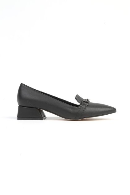 ®| PC-52567 - 3478 Black Leather - Women's Heeled Shoes