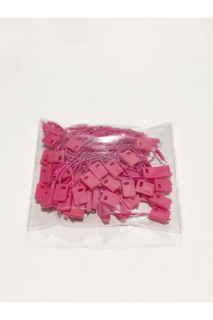 50 Pieces - Locked Thread - Product Thread - Locked Label Thread - Pink Color