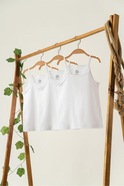 3-pack Girl's Strappy Undershirt