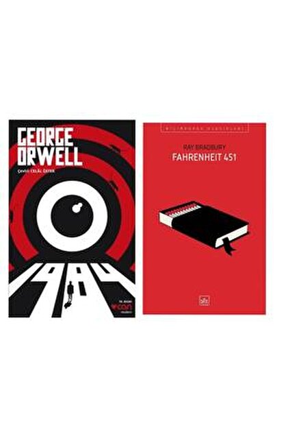 İthaki Yayınları Fahrenheit 451 + Cesur Yeni Dünya 2 Kitap Set