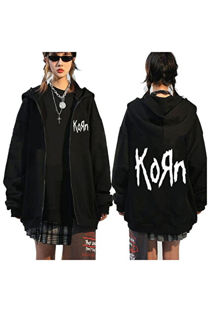 GALASHOP Korn Rock Band dünya turu fermuarlı Hodies Model63