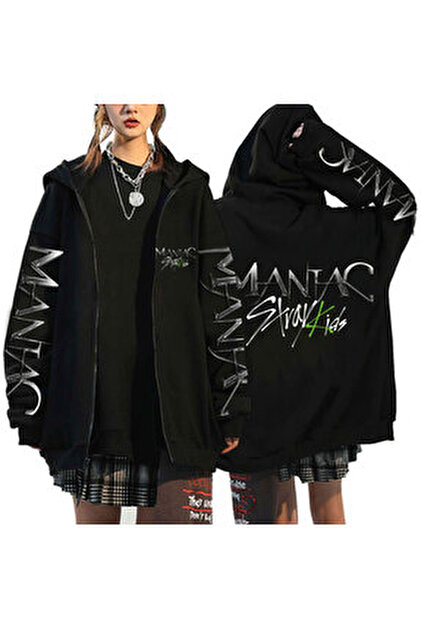 GALASHOP Stray Kids Maxident Skzoo fermuarlı kapüşonlu - Fiyatı