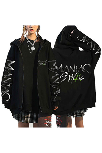 GALASHOP Bts kaçak çocuklar Maxident Skzo Fermuar Hoodies - Fiyatı